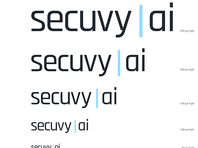 Secuvy.ai - Logo design and branding branding graphic design ui