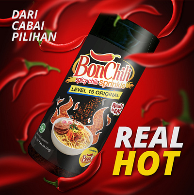 Bonchili pedasnya asli asli bubukcabai cabai cabe chili pedas realhot