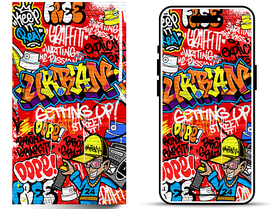 Graffiti Wallpaper Illustrations artwork digital illustration graffiti graffiti art graffiti inspiriation graffiti vector graffiti wallpaper graphic design hiphop illustration illustrations typography vector illustration wall art wallpaper