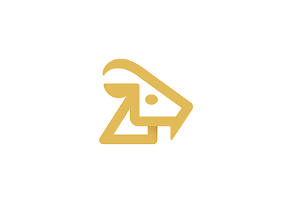 Goat abstract animal blockchain coin crypto daniel bodea goat gold icon kreatank logo logo design mark