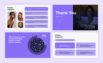 Pitch Deck Design for Beauty Brand canva data visualization funding google slides graphic design infographics investor deck keynote pitch deck powerpoint ppt pptx presentation design sales deck visual design visualization