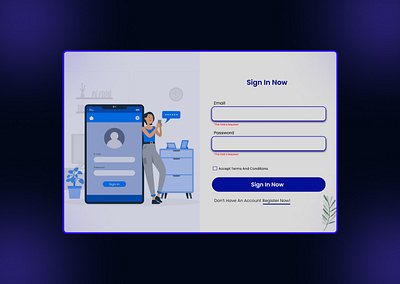 Sign In Page figma grap graphic design ui