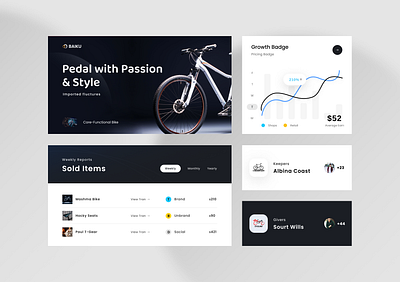 Bicyle store ui ux design bicycle branding dropshipping illustration products shopping store travel uiux webdesign