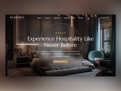 Luxury Hotel Website luxury vacation web web design website