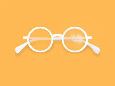 Smart Glasses graphic design illustration vector