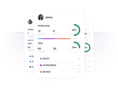 ClickUp Team view app clickup figma project management team management ui ux