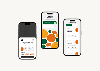 Home Care App Design ui