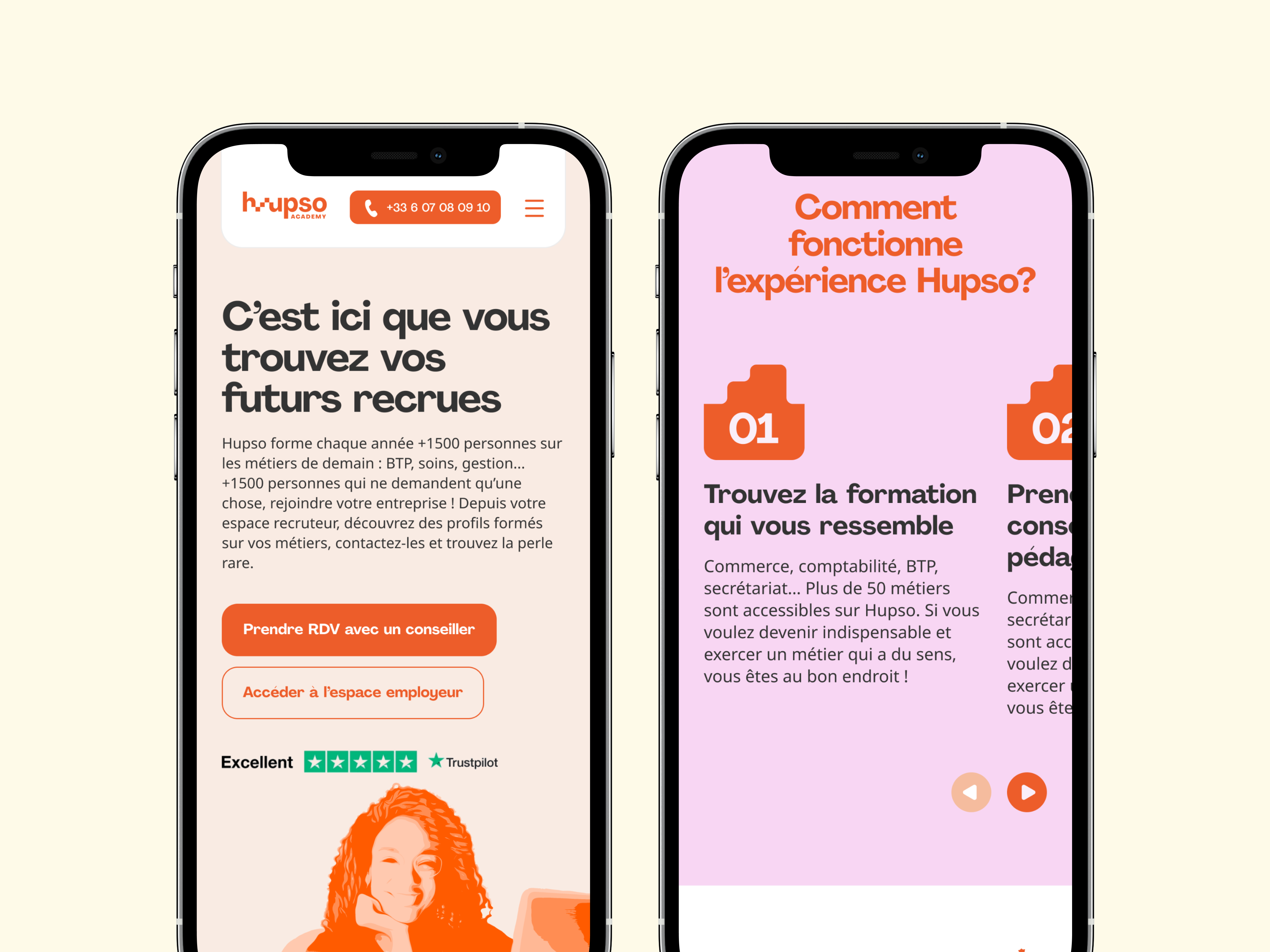 Hupso – Website design