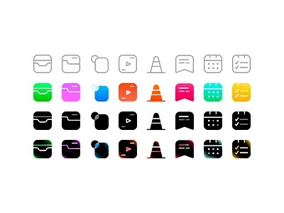 Icon Pack app app icons branding figma flat flat illustration icon icon pack icon set icons illustration illustrator ui vector