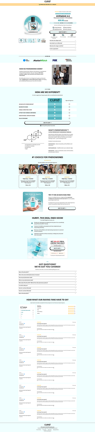 Cupid funnel funnelish landing page sales funnel