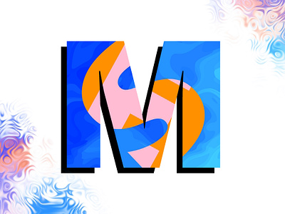 Mmm-s-e blue bold branding design edinburgh gradient graphic illustration letter logo m scotland shadow type typography