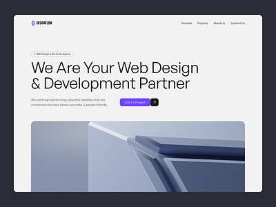 Designflow Agency Web Design agency website animation clean clean layout corporate website design design agency digital agency it company website landing page minimal minimalism portfolio portfolio website ui ux web web design website website design