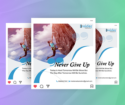 Motivational Social Media Post Design add post canva design design figma design graphic design graphics motivation quote design photoshop design post design social media post