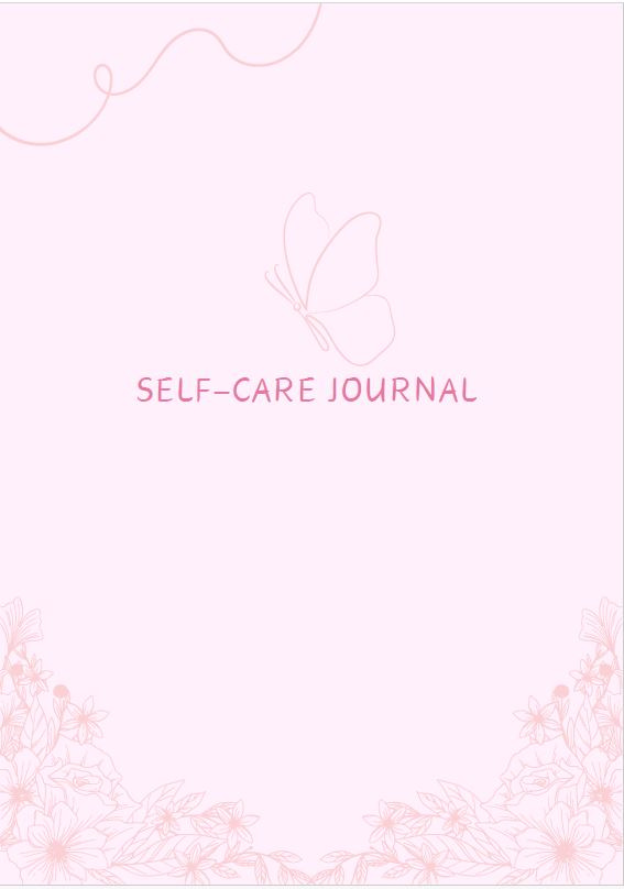 Self-Care Journal graphic design journal planner
