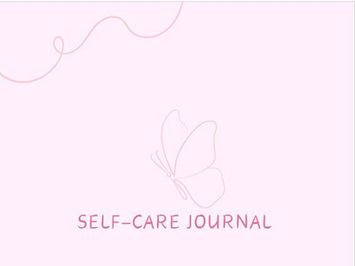 Self-Care Journal graphic design journal planner