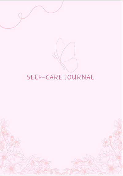 Self-Care Journal graphic design journal planner