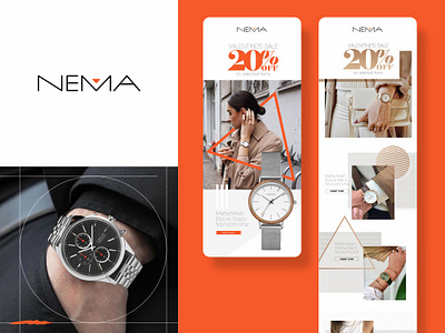 Nema Watches Branding branding graphic design logo design