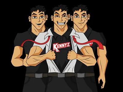 Kenny'z - Macot Development cartoon character character design graphic design illustration