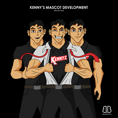 Kenny'z - Macot Development cartoon character character design graphic design illustration