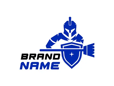 Cleaning Services Gladiator Logo clean logo cleaning services logo gladiator logo logo logo design mascot logo