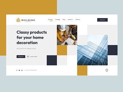 Building Company design graphic design ui user experience user interface ux web design