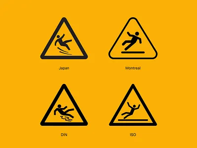 Slippery surface sign research caution illustration pictogram sign slippery symbol warning wayfinding wet