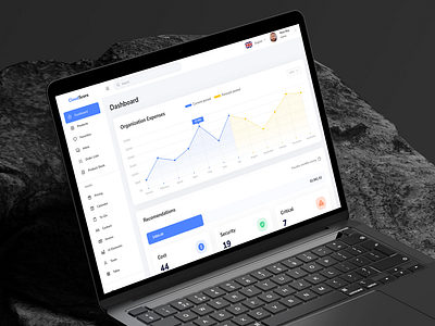 SaaS dashboard for CloudScore company uiux prototyping ux ui web design wireframe