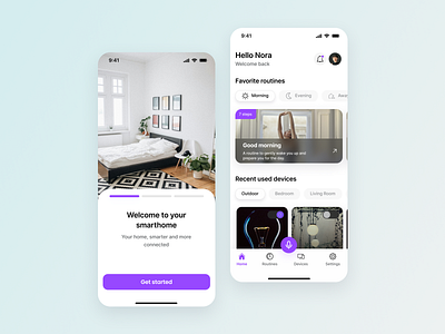 SmartHome App app design branding figma ios product design smarthome ui ui design uiux ux design