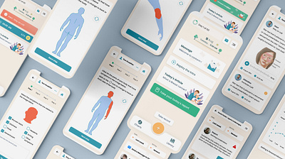 Cancer Care Application cancer creative design medical mobile product design ui ux