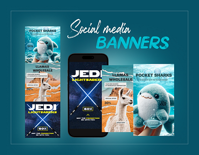 Social media banners ad banner advertising banner banner design colorful design creative design design inspiration digital marketing graphic design instagrampost instagramstories marketing promotion social media design visual design web design webbanner