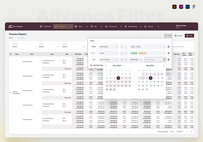 HRMS Software: Advanced & logical Filtering advancedfiltering clickup datamanagement hr dashboard hrms notion productivitytools softwaredesign uiux