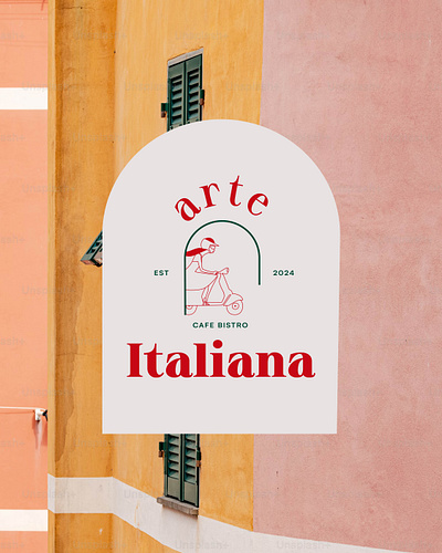 Arte italiana Bistro •logo design art direction bistro brand identity brand strategy branding design cafe bistro content creation creative direction design graphic design illustration instagram italian logo logo design love design marketing packaging design visual design visual identity