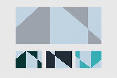 Aechen Architects Brand Visual Identity Design Patterns architects architecture branding design diagonal geometric graphic design gray green identity patterns teal vector