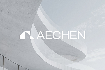 Aechen Architects Brand Visual Identity Logo Design abstract architect architecture branding building design geometric graphic design icon logo mark toronto vector