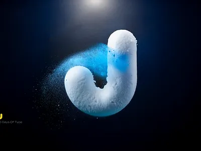 "J" 36 Days Of Type 3d branding design firefly graphic design illustrator j logo typography