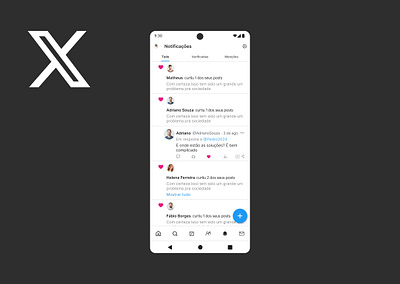 Activity Feed UI app design ui