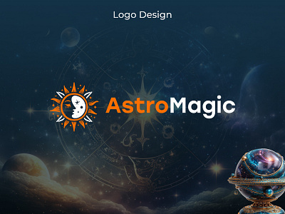 AstroMagic - Your Premier Astrology Logo astrologer astrology astronomy horoscope horoscope reading horoscope signs jyotish meditation numerology spiritual spirituality vastutips vedicastrology zodiac zodiacsigns