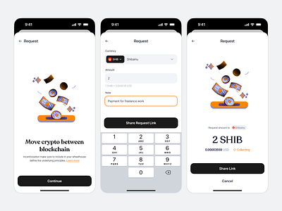 Foxchain: Cryptocurrency Exchange Mobile App Request Payment 💰 app design binance bitcoin blockchain btc coinbase currency eth ethereum fintech ios mobile app mobile design payment product design trade transfer ui ui design ux