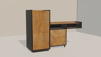 Modern Furniture Piece. 3d 3d art 3d modeling 3d texturing furniture furniture piece