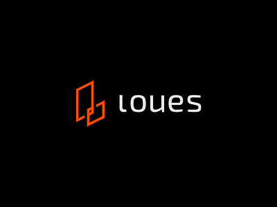 Loues black blockchain brand brand identity branding crypto logo logotype web3