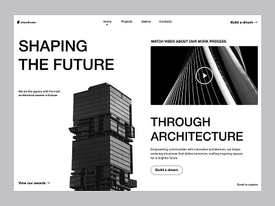 Architecture Agency - Website agency architecture architecture agency branding clean creative design ui ux website