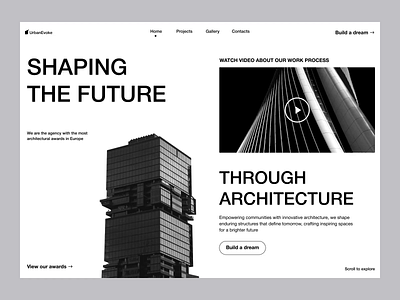 Architecture Agency - Website agency architecture architecture agency branding clean creative design ui ux website