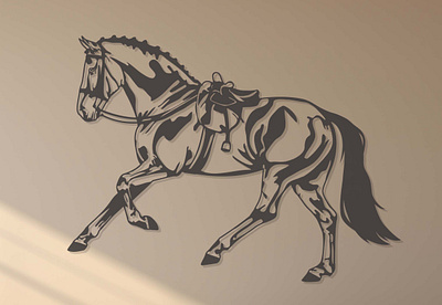 Horse Line art design design graphic design horse horse line horse line art horse line art design horse logo horse vector horse vector design illustratio