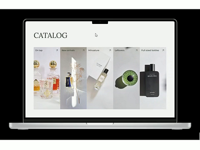 Catalog section adaptive design animation build website business website create website design figma landing page online store store ui user interface ux visual identity web design website