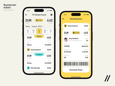 Ticket Booking Mobile iOS App Design Concept android android design app app design app design concept app design template booking booking app dashboard design interface ios ios design mobile mobile ui product design ticket ui ux