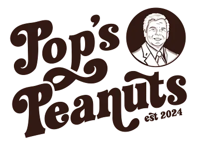 Boiled Peanuts for Charity Branding Logo branding food logo design