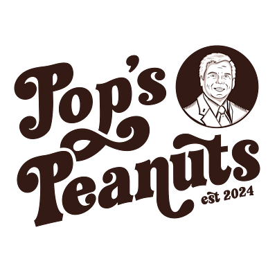 Boiled Peanuts for Charity Branding Logo branding food logo design