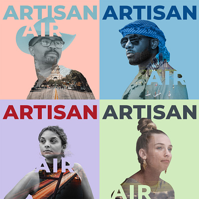 Artisan Air "Featured Artists" artists austin branding digital art graphic design musicians texas us air force