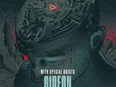 The Ghost Inside Tour Admat art design graphic design illustration