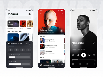 Music APP UI design app music ui ux